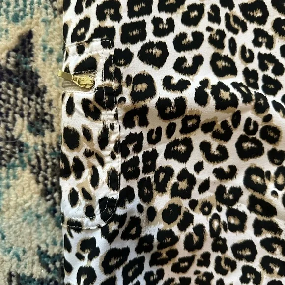Zenergy Golf by Chicos Leopard Print Gold Skort sz 16/ XL - Picture 8 of 15